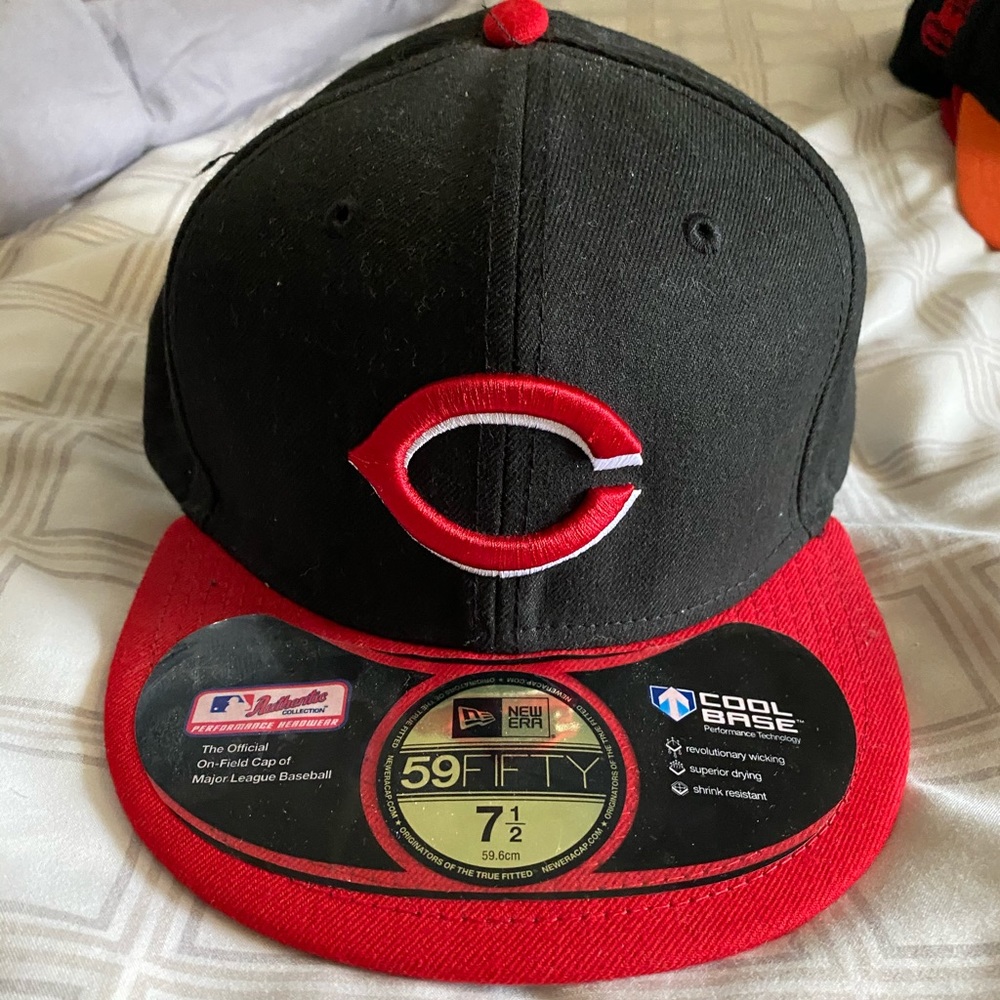 Cincinnati New Era 59 Fifty Fitted Sz 7 1/2
